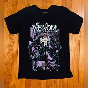 Marvel Venom Graphic Tee - Black and Purple Size L